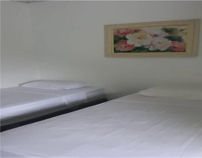 Quarto de internação, limpo e confortável